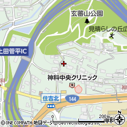 長野県上田市住吉424-5周辺の地図