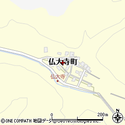 石川県能美市仏大寺町周辺の地図