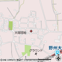 栃木県栃木市大塚町1206周辺の地図