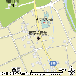 西原公民館周辺の地図
