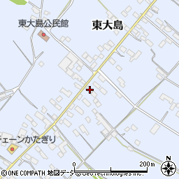 栃木県真岡市東大島1130-1周辺の地図