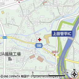 長野県上田市住吉689周辺の地図
