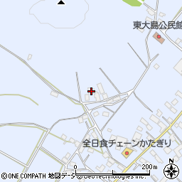 栃木県真岡市東大島1634周辺の地図