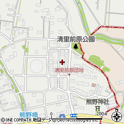 群馬県前橋市青梨子町1324-24周辺の地図