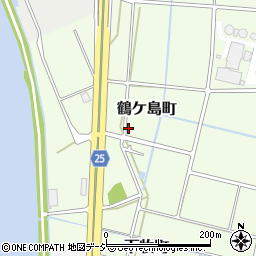 石川県小松市鶴ケ島町周辺の地図