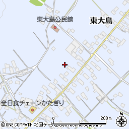 栃木県真岡市東大島1224周辺の地図