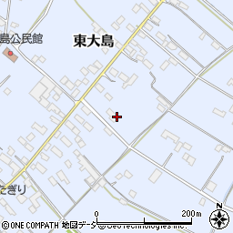 栃木県真岡市東大島1136-5周辺の地図