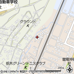 栃木県栃木市都賀町合戦場414-13周辺の地図