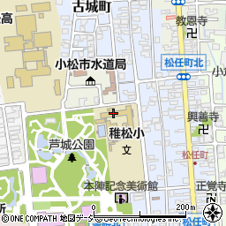 稚松児童クラブ周辺の地図