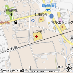 株式会社カワチ薬品　大胡店周辺の地図
