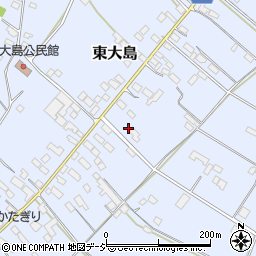 栃木県真岡市東大島1136周辺の地図