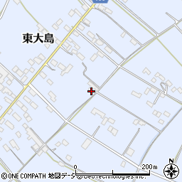 栃木県真岡市東大島1141-5周辺の地図