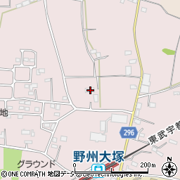 栃木県栃木市大塚町1353周辺の地図