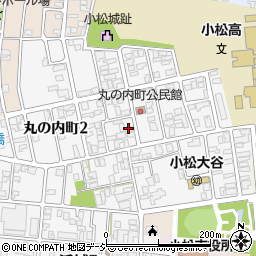 石川県小松市丸の内町周辺の地図
