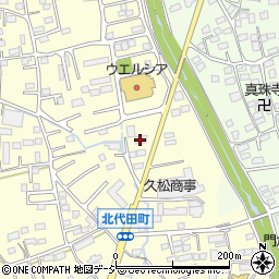 あかぎ信用組合北代田支店周辺の地図