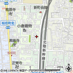 石川県小松市新町160周辺の地図