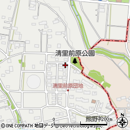 群馬県前橋市青梨子町1324-28周辺の地図