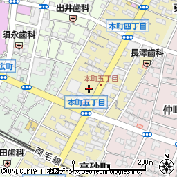 桐生市観光情報センター周辺の地図