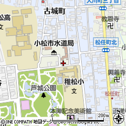 石川県小松市丸の内公園町6周辺の地図