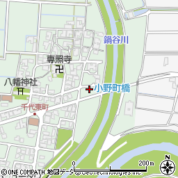 石川県小松市千代町丙21周辺の地図