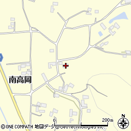 栃木県真岡市南高岡543周辺の地図