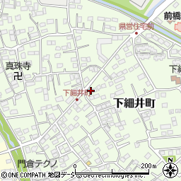 群馬県前橋市下細井町361-4周辺の地図