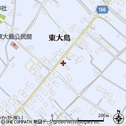 栃木県真岡市東大島1139周辺の地図