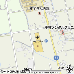 ツルヤ　池田店周辺の地図