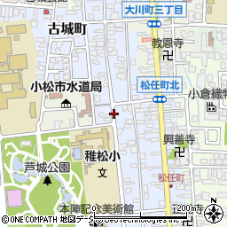 石川県小松市殿町周辺の地図