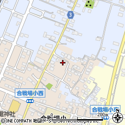 栃木県栃木市都賀町合戦場341-1周辺の地図