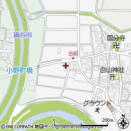 石川県小松市古府町申周辺の地図