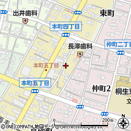 豆腐家周辺の地図