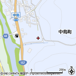 石川県白山市中島町丙周辺の地図
