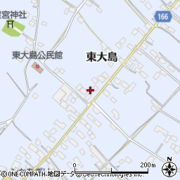 栃木県真岡市東大島1216周辺の地図