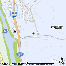 石川県白山市中島町（丙）周辺の地図