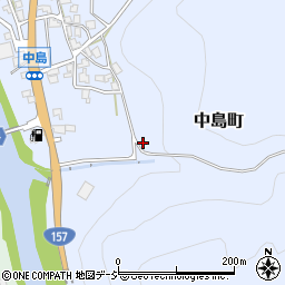 石川県白山市中島町ヌ周辺の地図