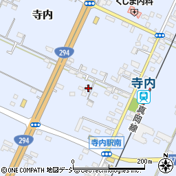 栃木県真岡市寺内1408周辺の地図