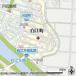 石川県小松市白江町ワ周辺の地図
