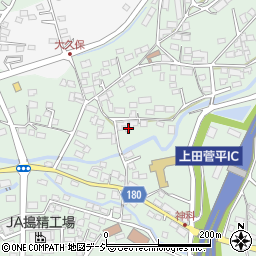長野県上田市住吉1110-1周辺の地図