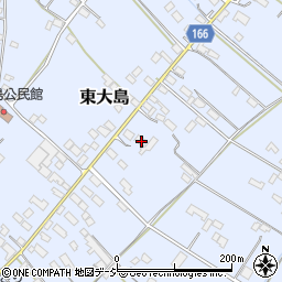 栃木県真岡市東大島1143周辺の地図