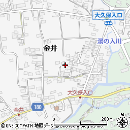 長野県上田市上田金井周辺の地図