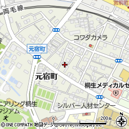 桐生中央税理士法人周辺の地図