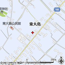 栃木県真岡市東大島1211-1周辺の地図