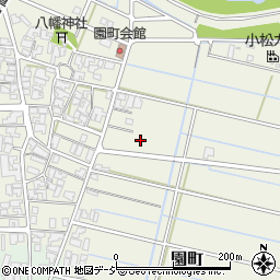 石川県小松市園町ト周辺の地図