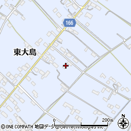 栃木県真岡市東大島1146-2周辺の地図