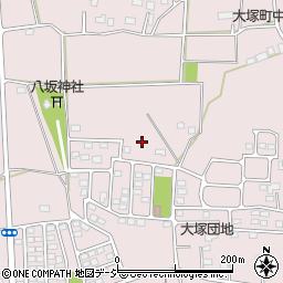 栃木県栃木市大塚町周辺の地図