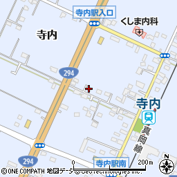 栃木県真岡市寺内1401-2周辺の地図