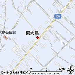 栃木県真岡市東大島1210周辺の地図