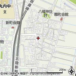石川県小松市園町イ周辺の地図