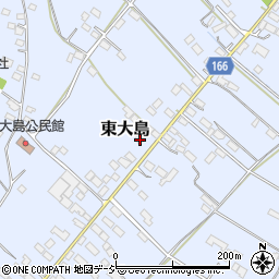 栃木県真岡市東大島1211-2周辺の地図